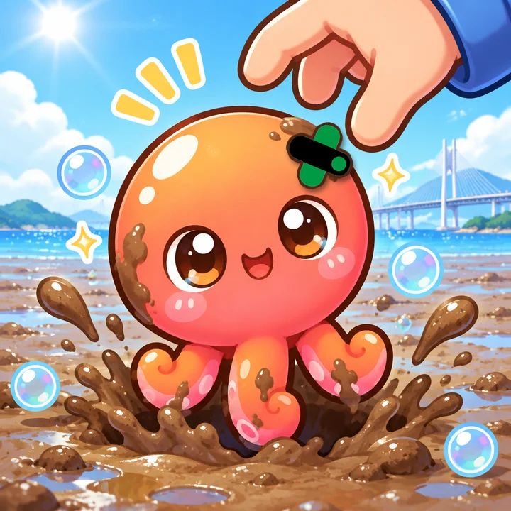 세발낙지 잡기